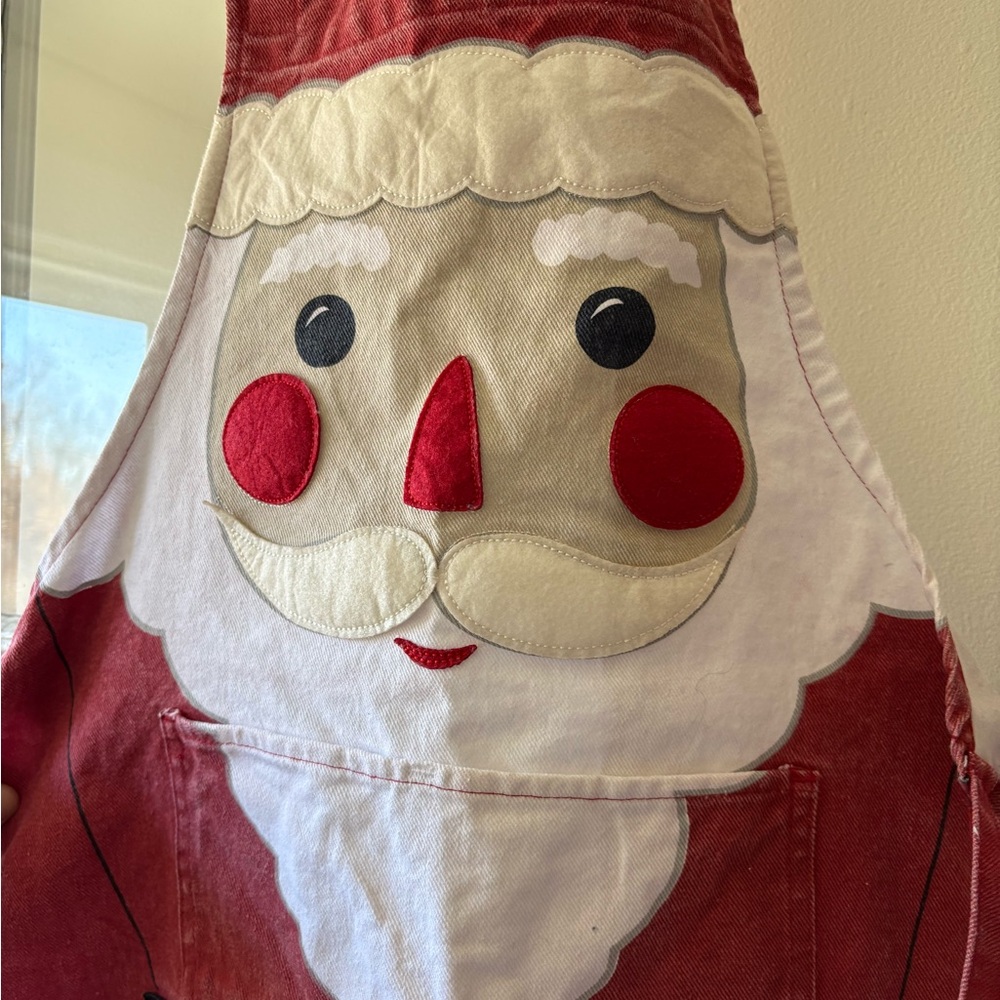 Williams Sonoma | Holiday Santa Kids Apron | One Size - Picture 3 of 11